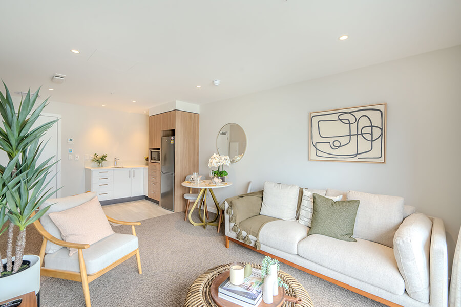 Serviced apartment interior