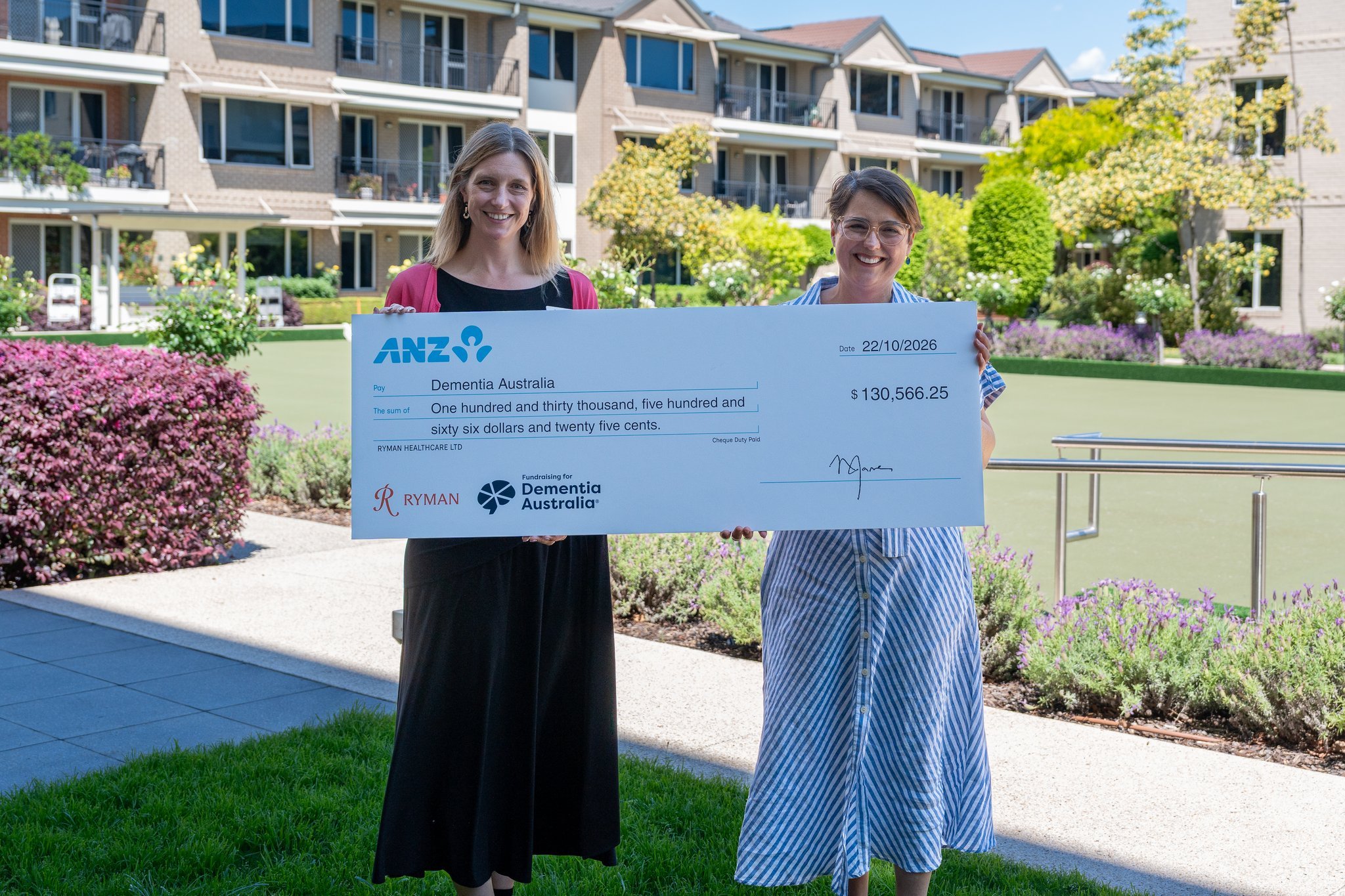 Dementia Aus Cheque Presentation - Weary Dunlop - Oct 2026-19