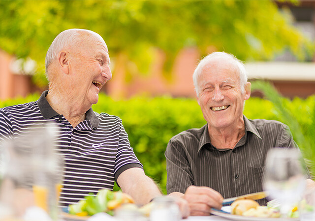 Men Laughing