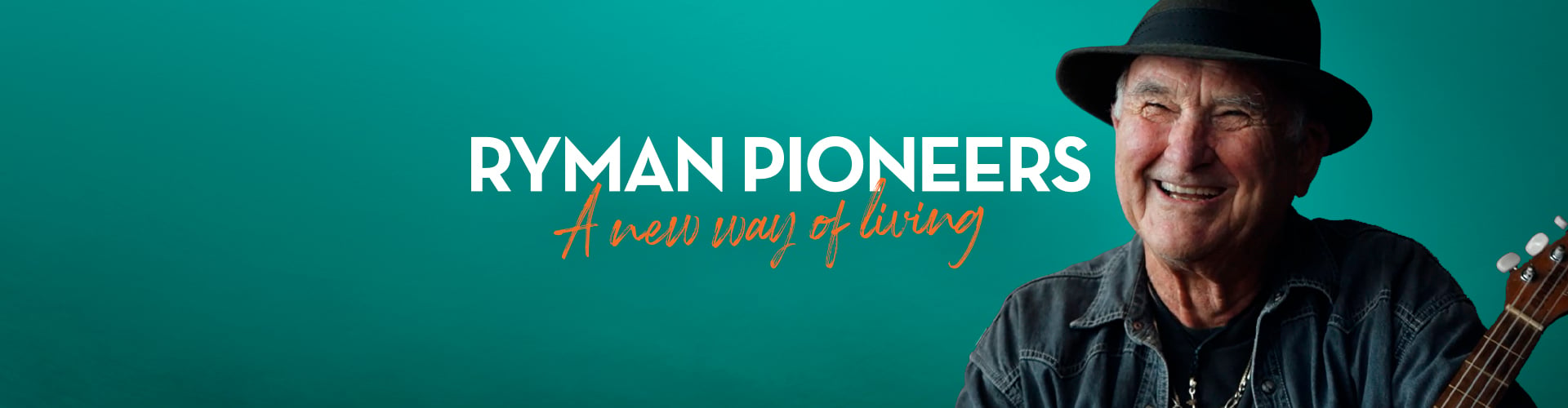Ryman Pioneers a new way of living homepage banner