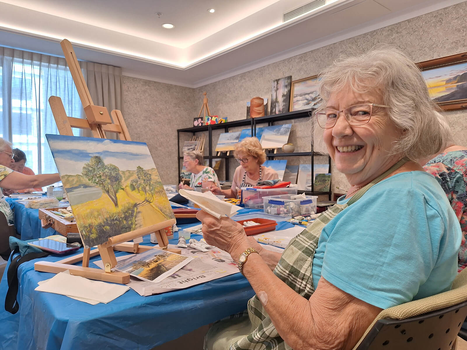 Resident painting group (1)