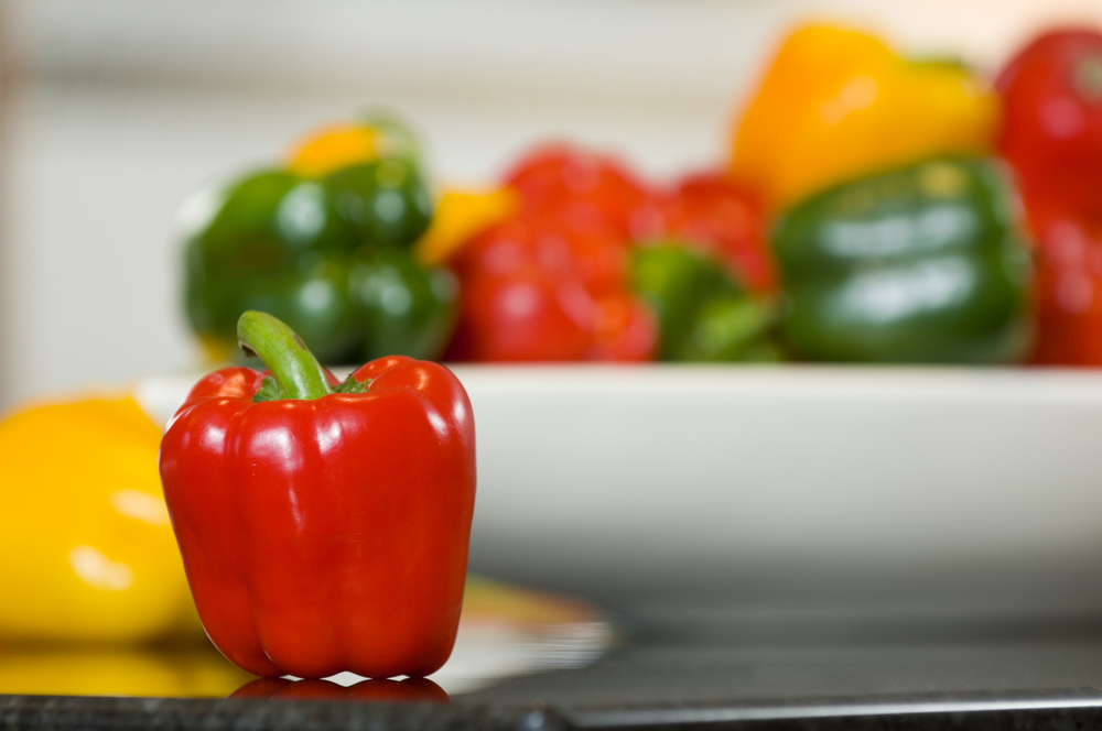 Red Pepper on Counter