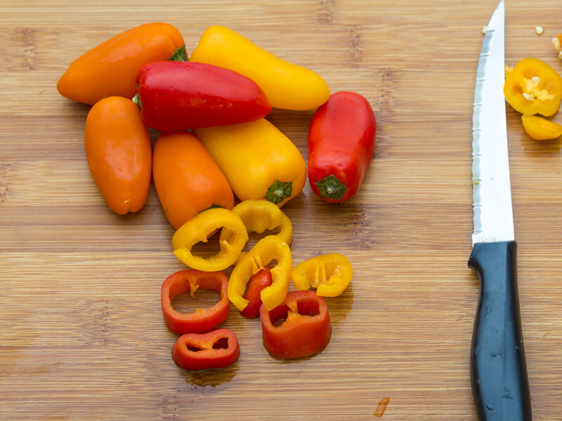 Capsicum cutting board