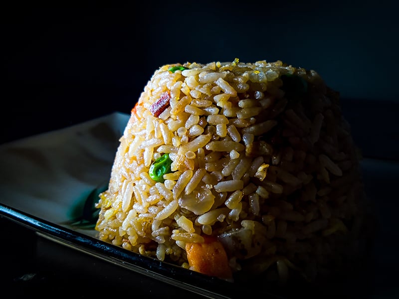 egg Fried Rice in a Mug