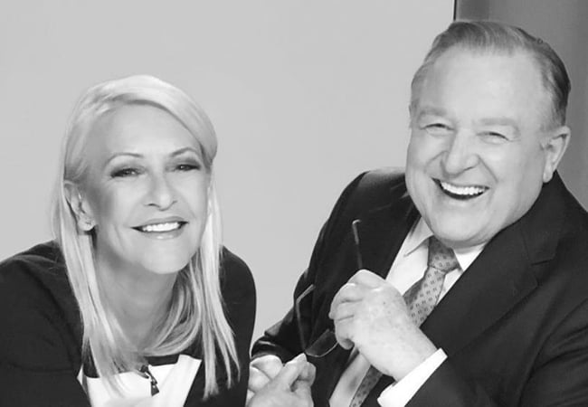Peter Hitchener OAM and Jo Hall