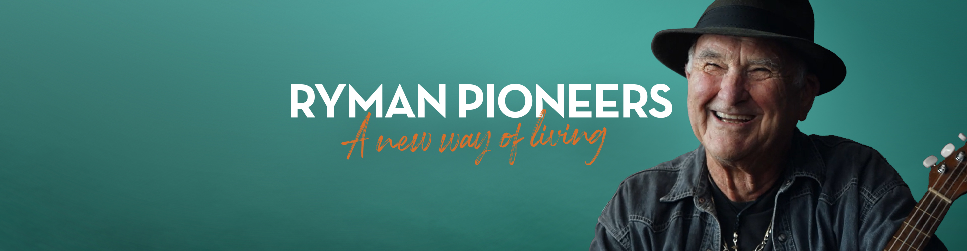 Ryman Pioneers a new way of living homepage mobile banner